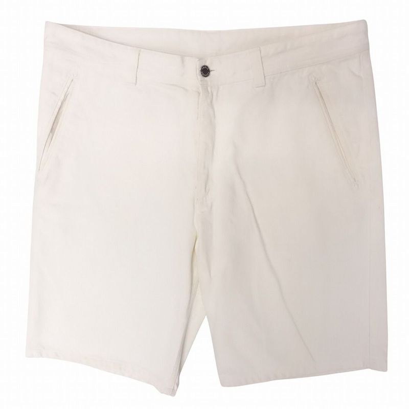 Louis Vuitton White Denim Shorts Chinos Half Pants Cotton 44 White Men's