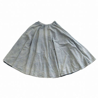 Christian Dior Long Skirt Pleated Washed 052j04a3634 Size 34 S Women
