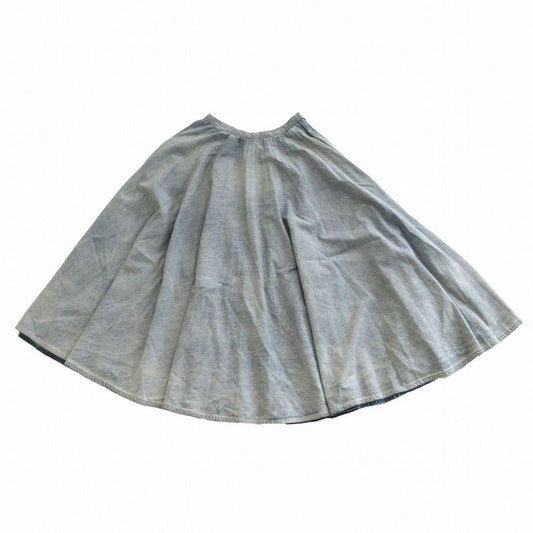 Christian Dior Long Skirt Pleated Washed 052j04a3634 Size 34 S Women
