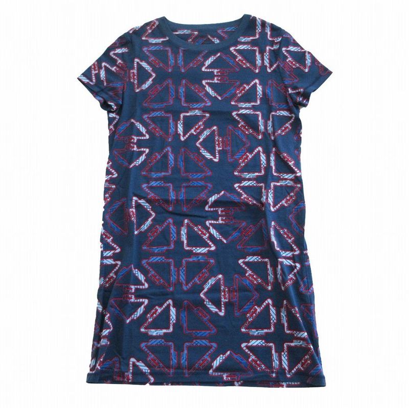 Hermes 22ss Jersey Cotton Tattersall Print Tatersales Dress Short Sleeves Mini