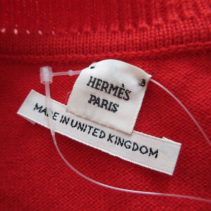 Hermes Knit 20aw Tunic Sweater Striped 100% Cashmere Dress Long Sleeve Women 34