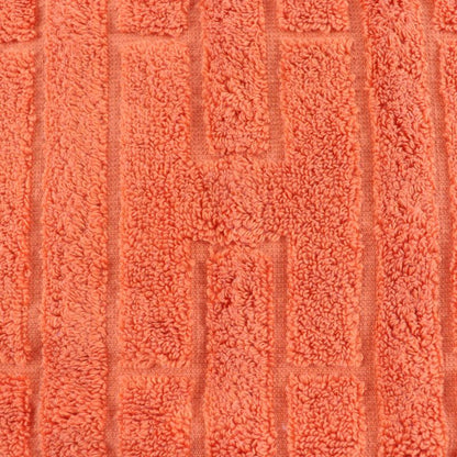 Hermes Carr Towel Steers 100% Cotton Hand Towels and Towels Set of 3 Oranje