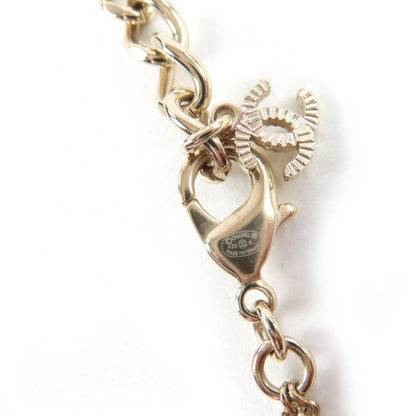 Chanel A22k Coco Mark Cube Necklace Pendant Accessory Gold Made in Italy Weight