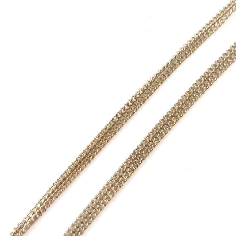 Chanel A22k Coco Mark Cube Necklace Pendant Accessory Gold Made in Italy Weight