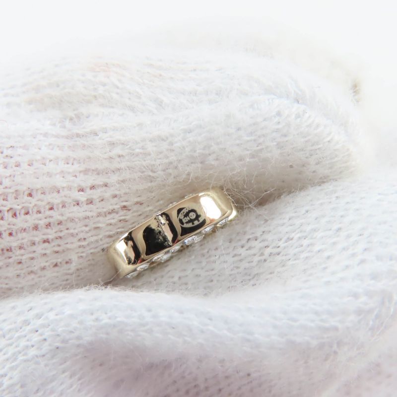 Chanel B24k Coco Mark Crystal 2-Ring Earrings Accessory Gold with Box Made in