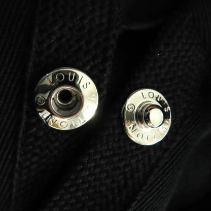 Louis Vuitton 2022 Fnju96 100% Wool Pleated Miniskirt Black 34 Made in France