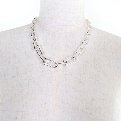 Tiffany & Co Tiffany & Co Hardware Graduated Link Necklace Ag925 Star Ring