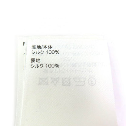 Louis Vuitton 2022 Fmdr42 Chain Link Dress 100% Silk White Black 34 Made in