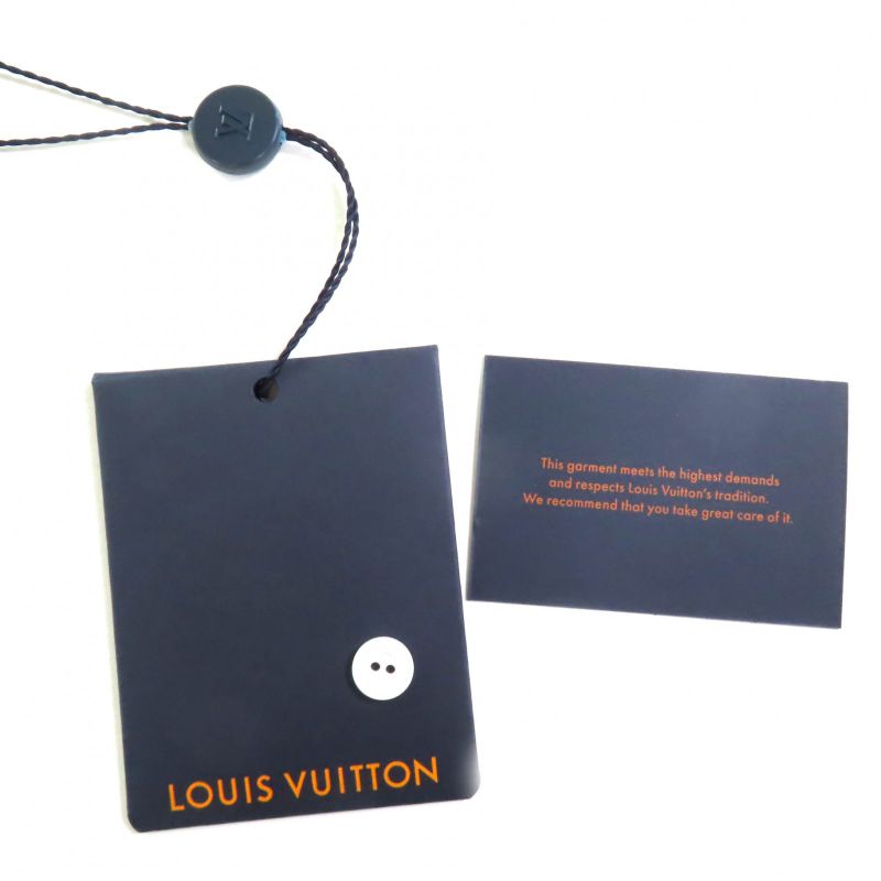 Louis Vuitton 2022 Fmdr42 Chain Link Dress 100% Silk White Black 34 Made in