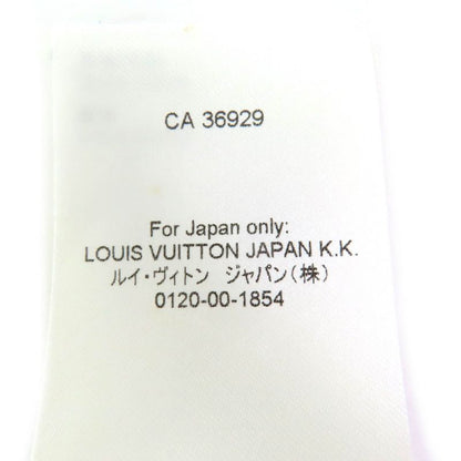 Louis Vuitton 2022 Fmdr42 Chain Link Dress 100% Silk White Black 34 Made in