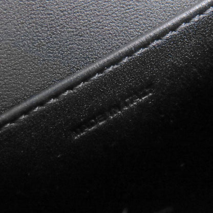 Celine Classic Box Teen Leather Shoulder Bag Black Gold Hardware Made in Italy