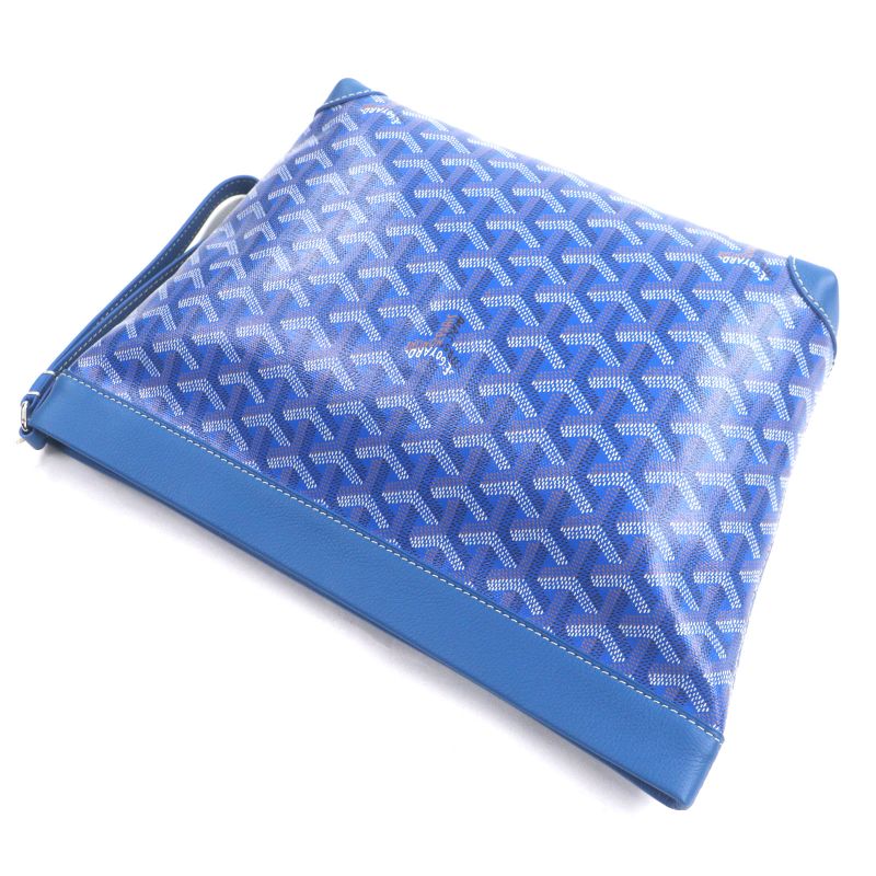 Goyard Contippmlty01cl01p Conti Pouch Leather Use Allover Strap Clutch Bag