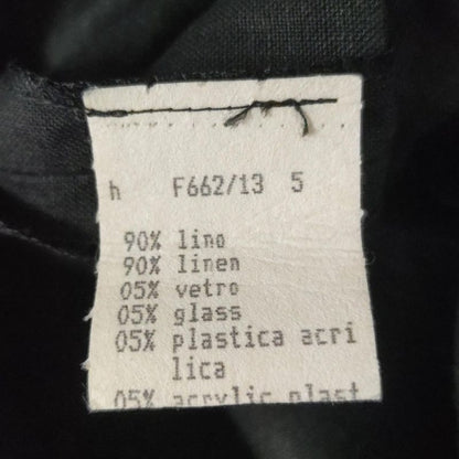 Fendi Dress Size 44 L Women - Black and White V-Neck Short Sleeves Knee Length