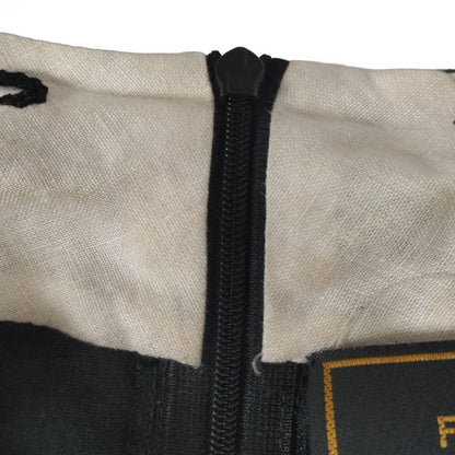 Fendi Dress Size 44 L Women - Black and White V-Neck Short Sleeves Knee Length