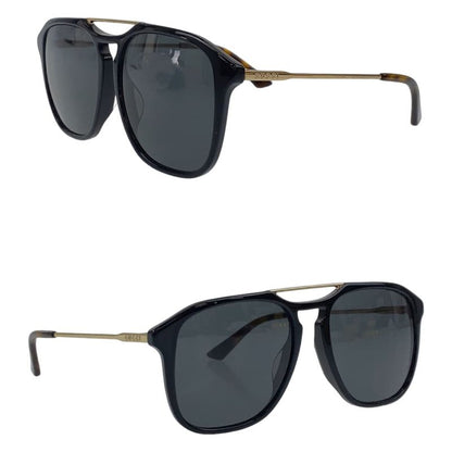 Gucci Black Brown Gold Hardware Plastic Gg0321s 001 5519 145 Sunglass Es Men's