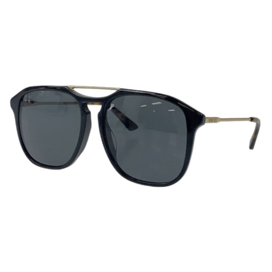 Gucci Black Brown Gold Hardware Plastic Gg0321s 001 5519 145 Sunglass Es Men's
