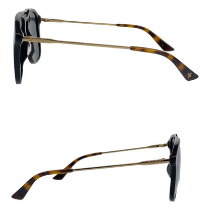 Gucci Black Brown Gold Hardware Plastic Gg0321s 001 5519 145 Sunglass Es Men's