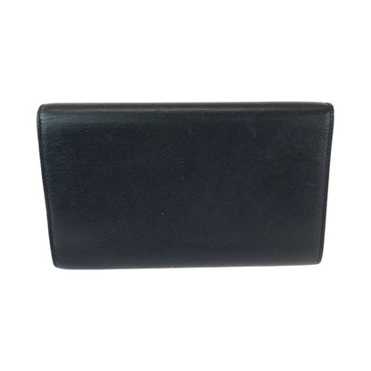 Cartier Mustline Cabochon de Cartier Black Calf Trifold Wallet Fold Wallet