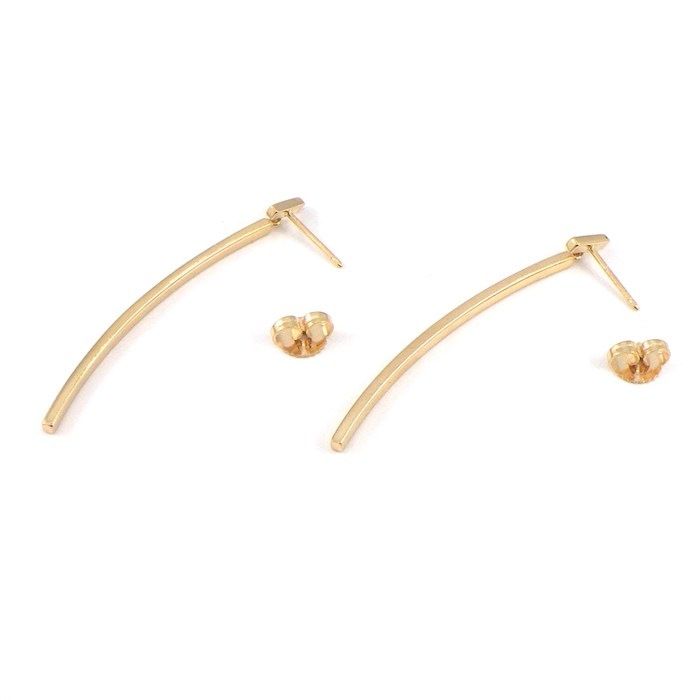 Tiffany & Co Tiffany & Co Earrings T Bar 62271876 Swing Wire 18k Pink Gold