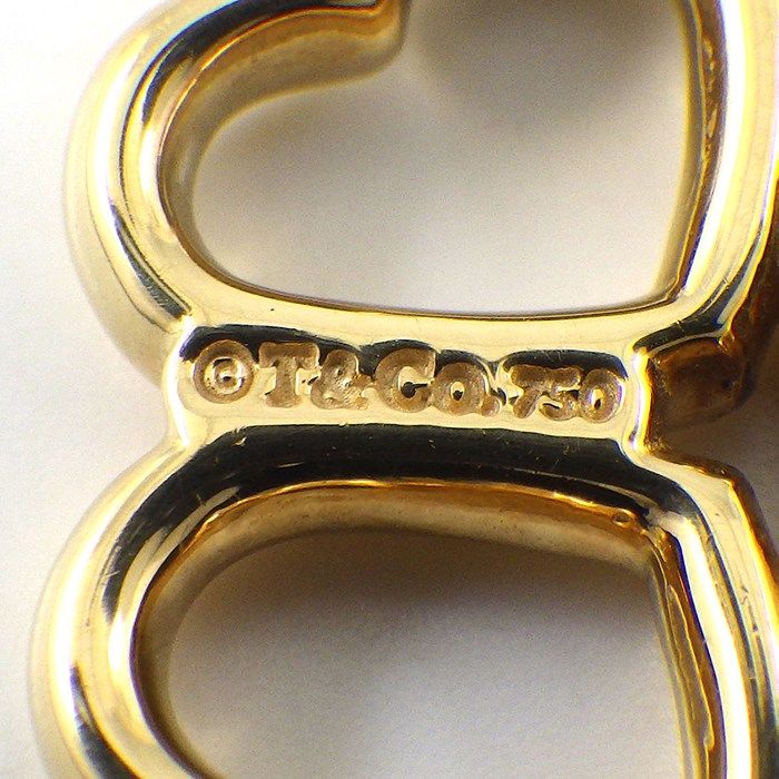 Tiffany & Co Tiffany & Co Necklace Heart Clover 18k Yellow Gold