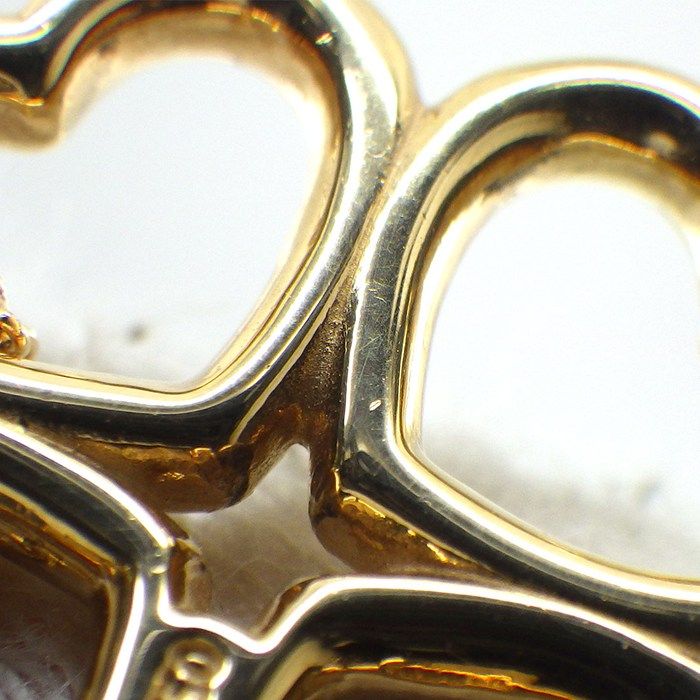 Tiffany & Co Tiffany & Co Necklace Heart Clover 18k Yellow Gold