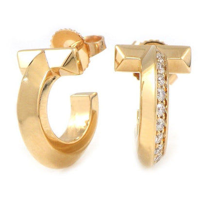 Tiffany & Co Tiffany & Co Earrings T One Hoop XS 69782981 Half Diamond Total