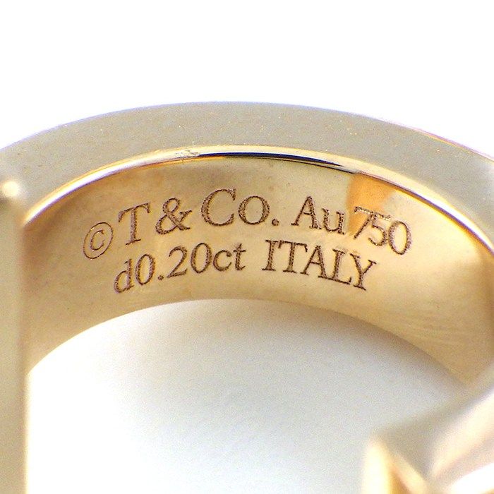 Tiffany & Co Tiffany & Co Earrings T One Hoop XS 69782981 Half Diamond Total