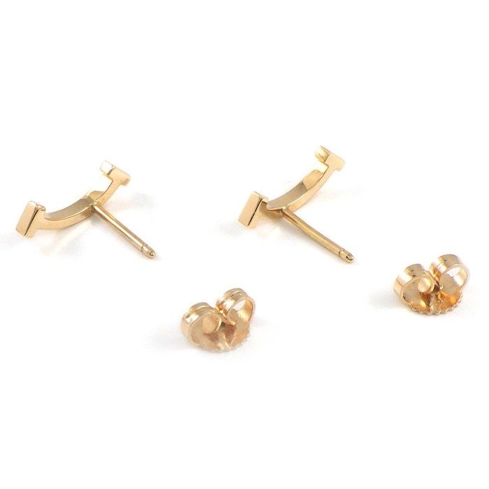 Tiffany & Co Tiffany & Co Earrings T-Smile Mini 60150754 18k Pink Gold