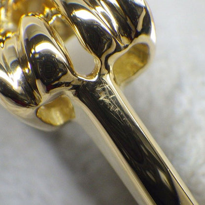 Tiffany & Co Tiffany & Co Ring with Ribbon Bow Motif and Diamonds 18k Yellow