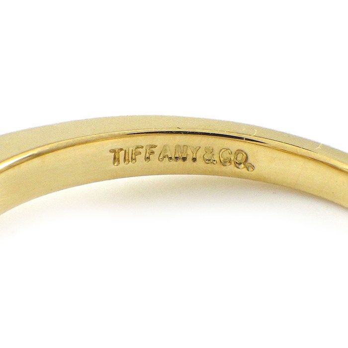 Tiffany & Co Tiffany & Co Ring with Ribbon Bow Motif and Diamonds 18k Yellow