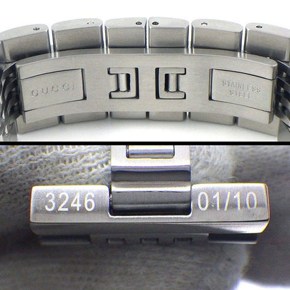 Gucci Watch G-Timeless 126.2 Ya126205 Black Dial Date Chronograph Small Second