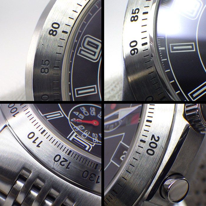 Gucci Watch G-Timeless 126.2 Ya126205 Black Dial Date Chronograph Small Second