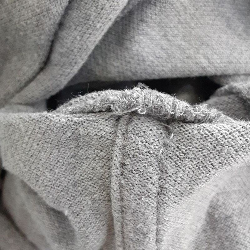 Hermes Long Sleeve Polo Shirt Size S Women's Excellent Condition - Gray