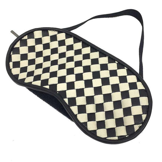 Unused Bottega Veneta Intrecciato Leather Eye Mask Aq6247
