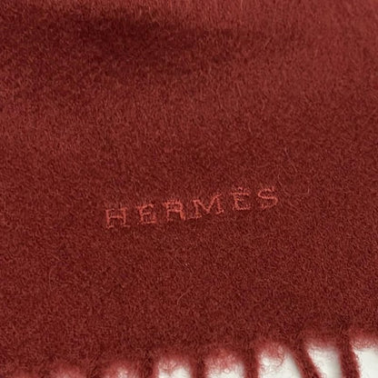 Hermes Scarf Excellent Condition - Red Cashmere