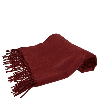 Hermes Scarf Excellent Condition - Red Cashmere