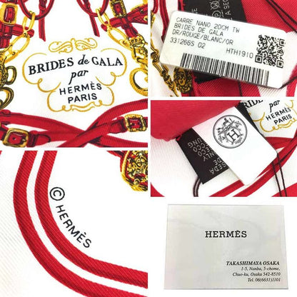 Unused Hermes Nano Carre 20 Brides de Galas Aq6264