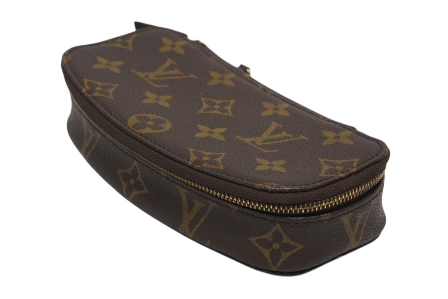 Louis Vuitton Poche Monte Carlo Jewelry Case Brown Gold — view 4