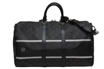 Louis Vuitton Boston Bag Keepall Bandouliere 45 Hiroshi Fujiwara Fragment Black — view 2