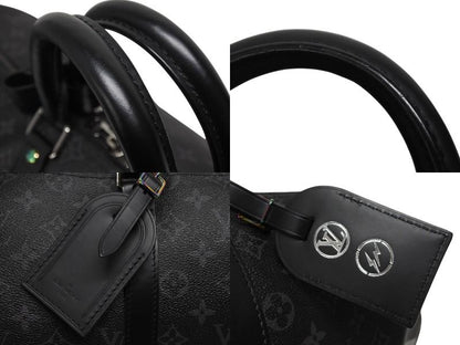 Louis Vuitton Boston Bag Keepall Bandouliere 45 Hiroshi Fujiwara Fragment Black — view 7