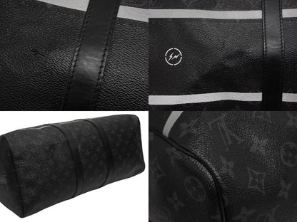 Louis Vuitton Boston Bag Keepall Bandouliere 45 Hiroshi Fujiwara Fragment Black — view 8