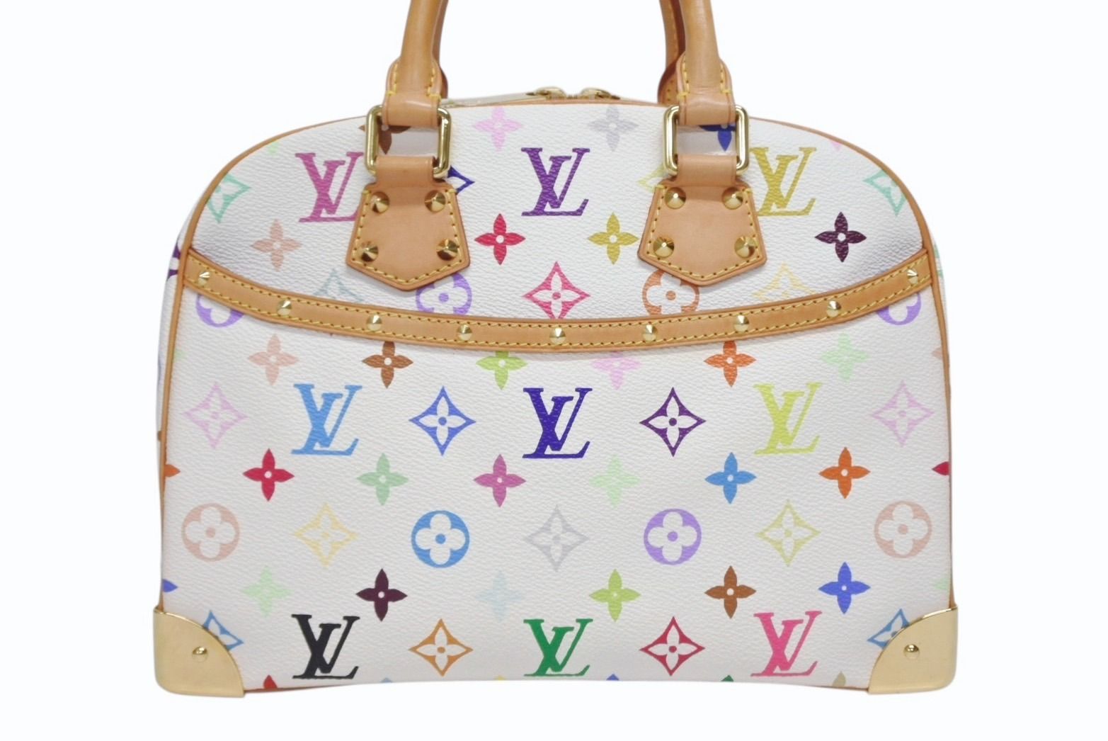 Louis Vuitton Handbag Takashi Murakami White Multicolor Gold — view 2
