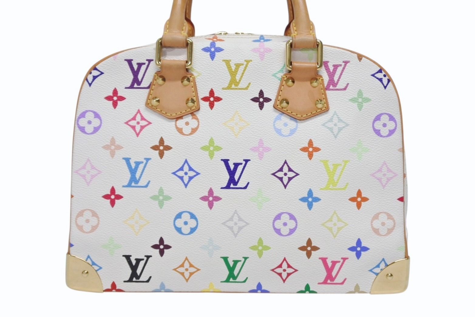 Louis Vuitton Handbag Takashi Murakami White Multicolor Gold — view 3