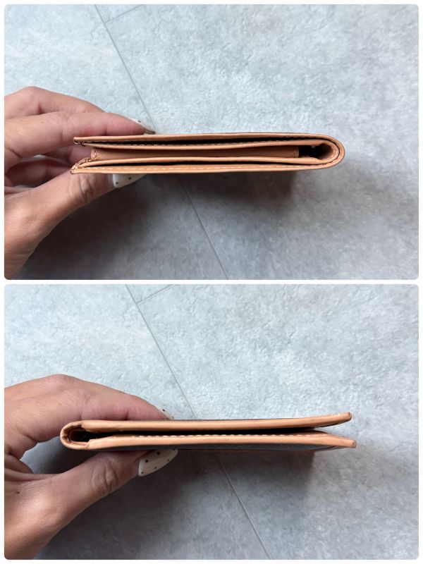 Celine Bifold Wallet in Macadam Pattern Triomphe Brown