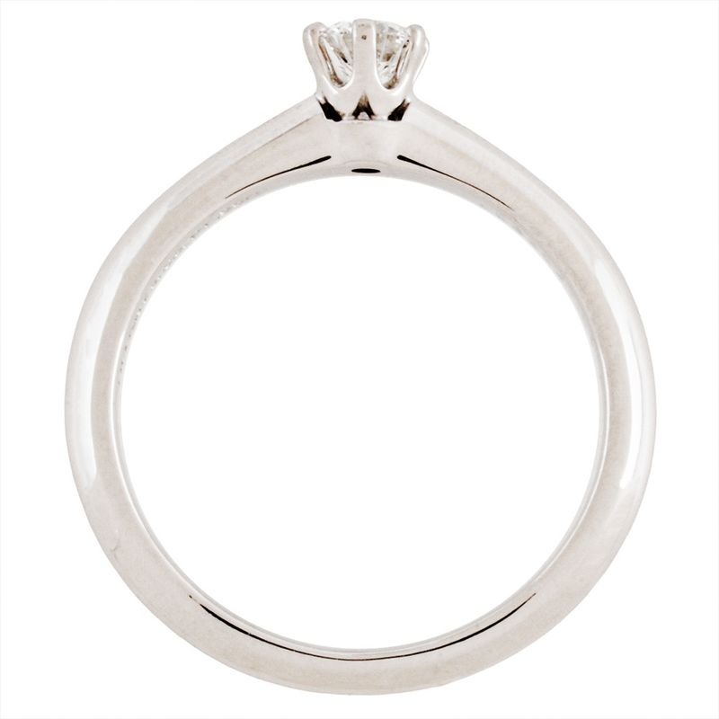 Tiffany & Co Tiffany & Co Solitaire Ring with Diamonds 0.23ct Approx Size 10