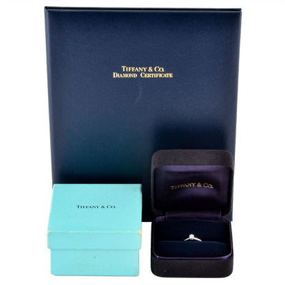 Tiffany & Co Tiffany & Co Solitaire Ring with Diamonds 0.23ct Approx Size 10