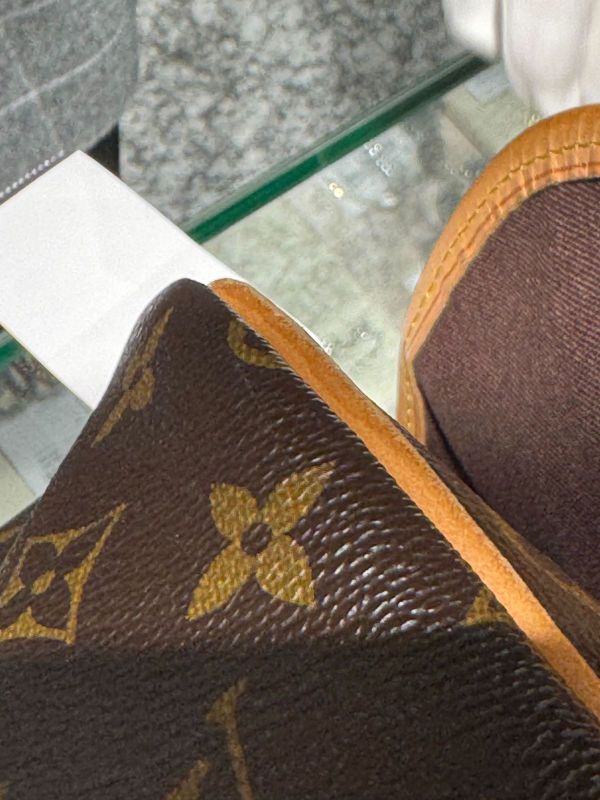 Louis Vuitton Monogram Menilmontagne PM Leather Shoulder Bag Brown M40474