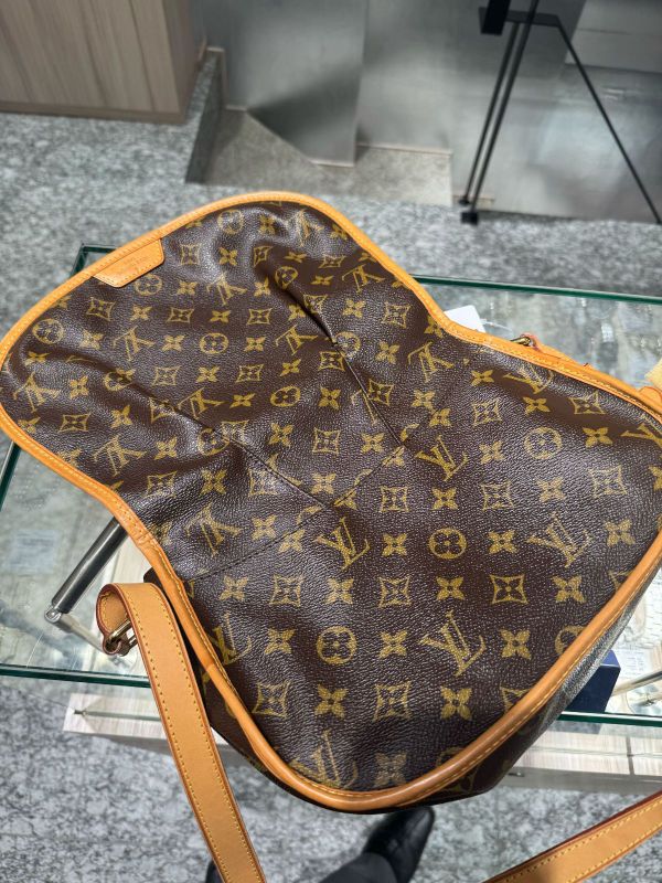 Louis Vuitton Monogram Menilmontagne PM Leather Shoulder Bag Brown M40474