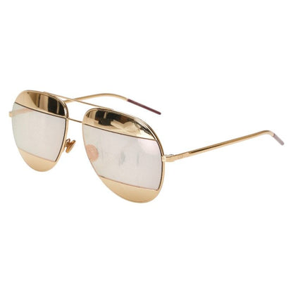 Dior Split CD Logo Tee a Dos Rop Gold Wine Red Plastic Women's Dior