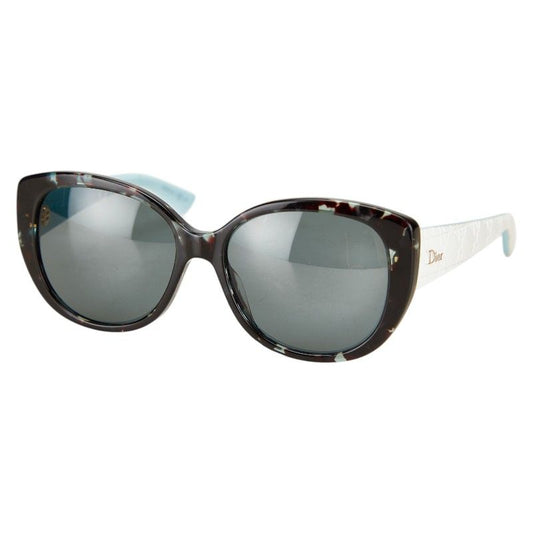 Dior Lady 1r Canage Black Blue White Plastic Rubber Women's Dior